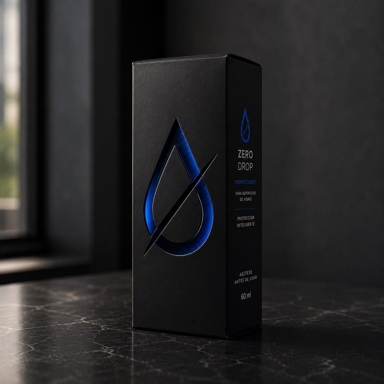 Caja de presentación premium ZERO DROP 60ml